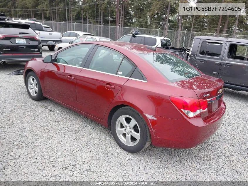 1G1PC5SB7F7294605 2015 Chevrolet Cruze 1Lt Auto