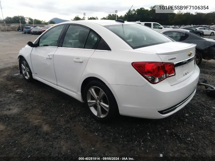 1G1PE5SB9F7106354 2015 Chevrolet Cruze 2Lt Auto