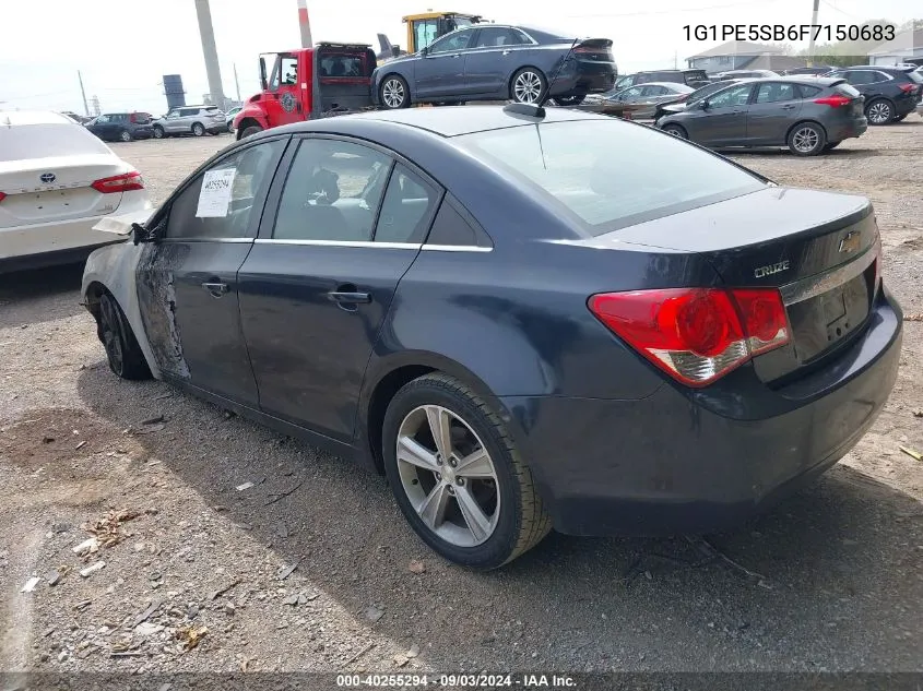 2015 Chevrolet Cruze 2Lt Auto VIN: 1G1PE5SB6F7150683 Lot: 40255294