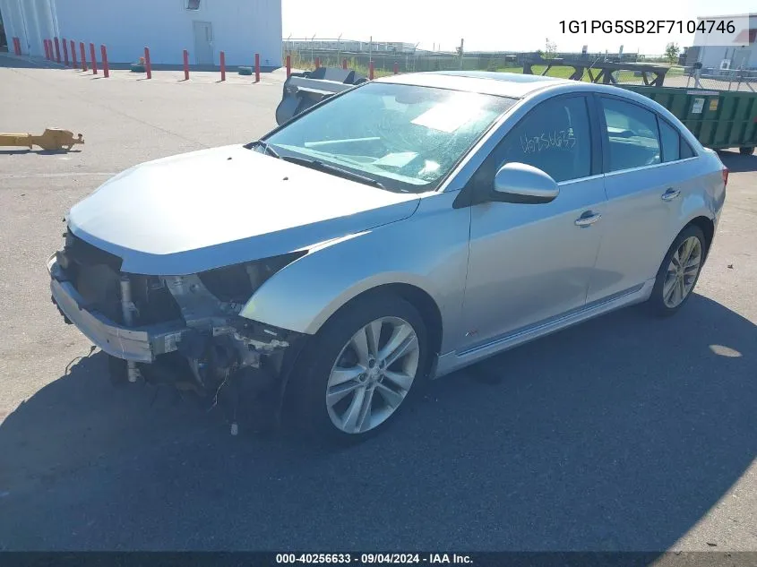 1G1PG5SB2F7104746 2015 Chevrolet Cruze Ltz