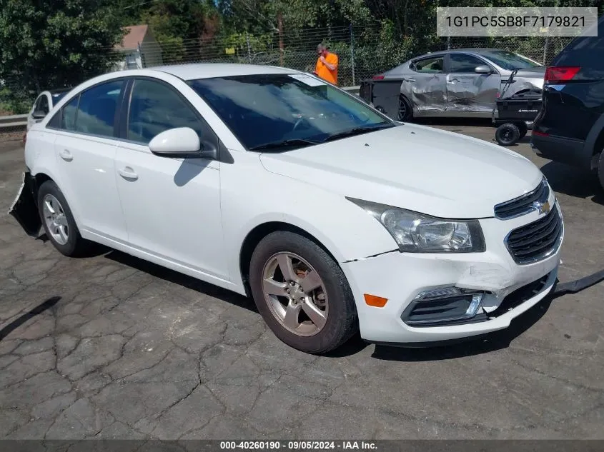 2015 Chevrolet Cruze 1Lt Auto VIN: 1G1PC5SB8F7179821 Lot: 40260190