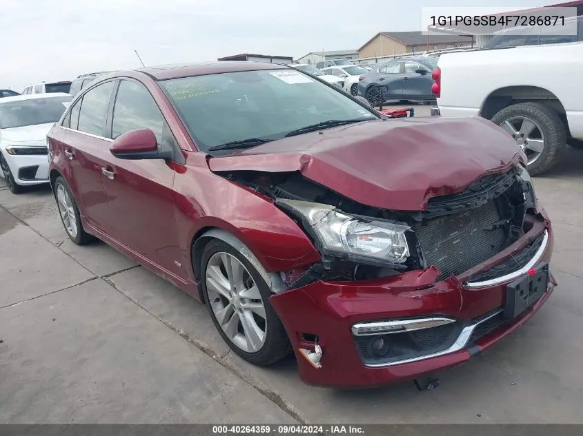 1G1PG5SB4F7286871 2015 Chevrolet Cruze Ltz