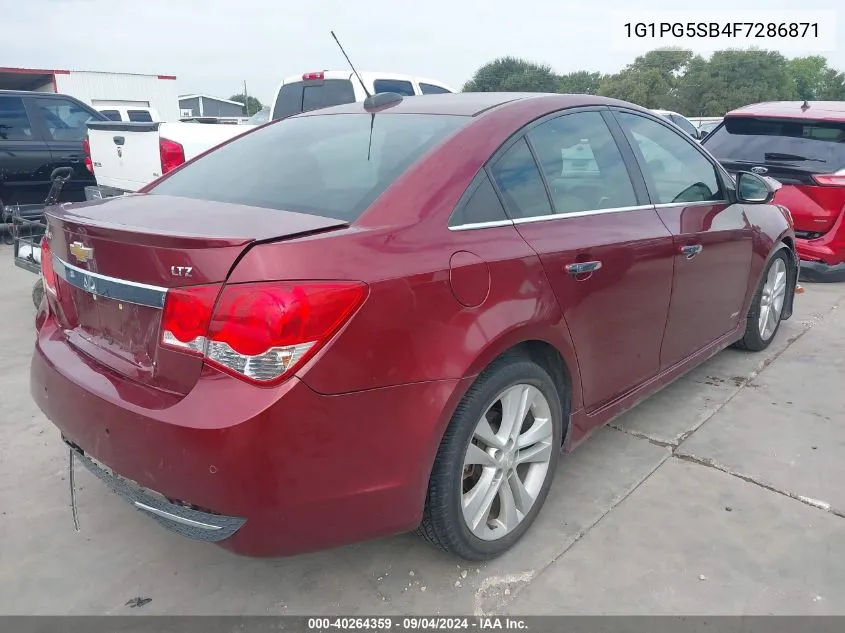 1G1PG5SB4F7286871 2015 Chevrolet Cruze Ltz