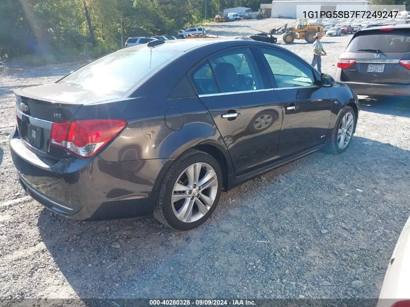 2015 Chevrolet Cruze Ltz VIN: 1G1PG5SB7F7249247 Lot: 40280328