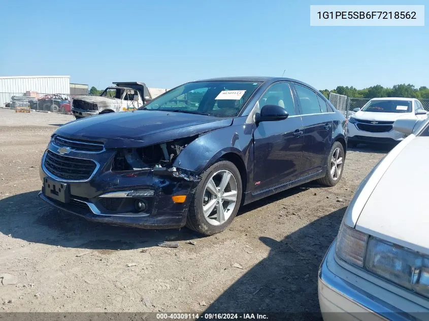 1G1PE5SB6F7218562 2015 Chevrolet Cruze 2Lt Auto