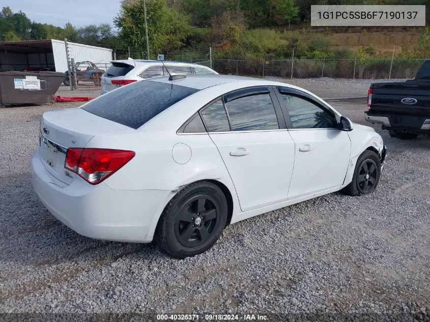 1G1PC5SB6F7190137 2015 Chevrolet Cruze 1Lt Auto