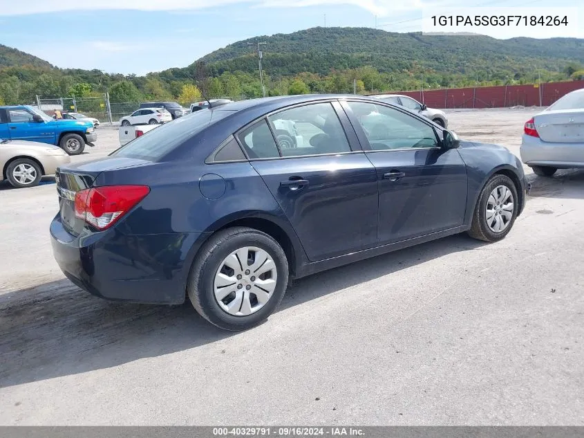 2015 Chevrolet Cruze Ls Auto VIN: 1G1PA5SG3F7184264 Lot: 40329791