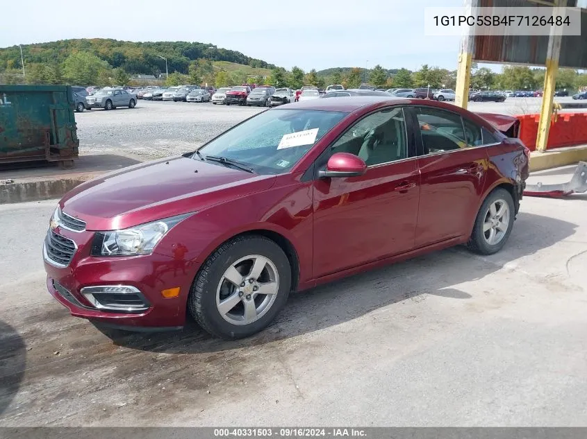 1G1PC5SB4F7126484 2015 Chevrolet Cruze 1Lt Auto