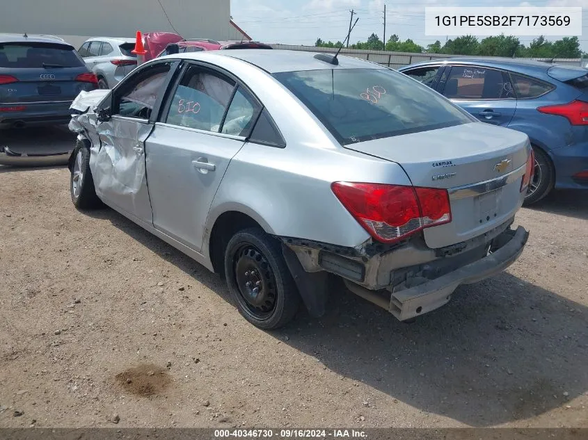 1G1PE5SB2F7173569 2015 Chevrolet Cruze 2Lt Auto