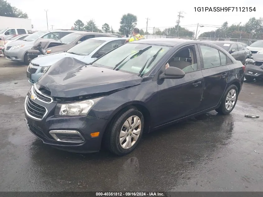 1G1PA5SH9F7112154 2015 Chevrolet Cruze Ls