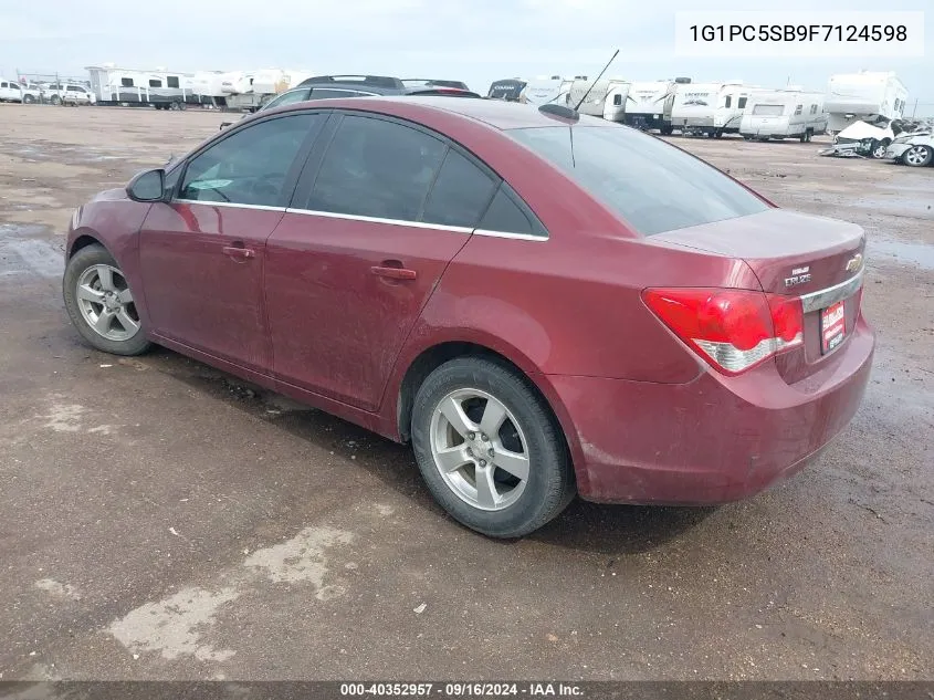 1G1PC5SB9F7124598 2015 Chevrolet Cruze 1Lt Auto