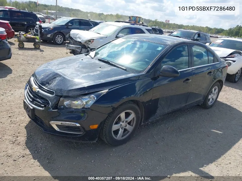 2015 Chevrolet Cruze 1Lt Manual VIN: 1G1PD5SBXF7286480 Lot: 40357207