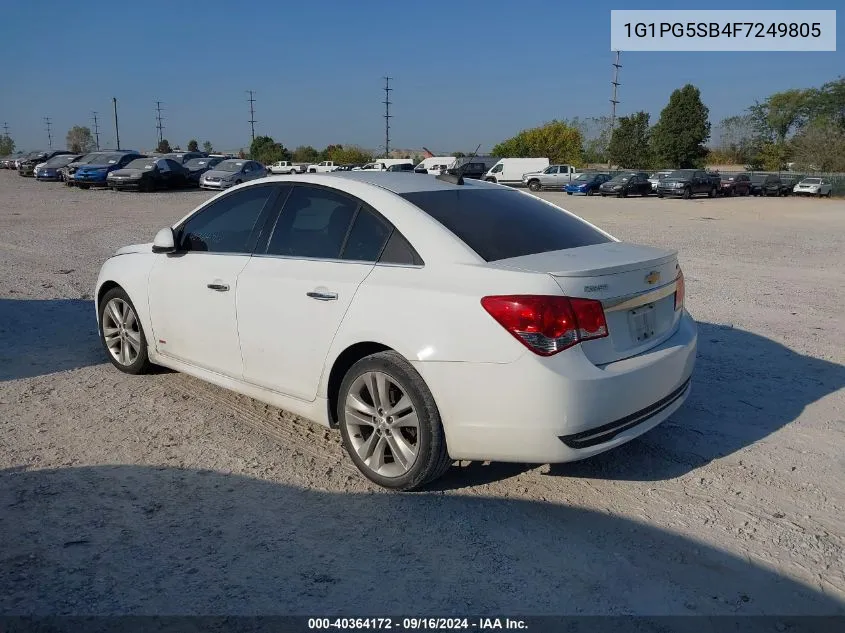 1G1PG5SB4F7249805 2015 Chevrolet Cruze Ltz