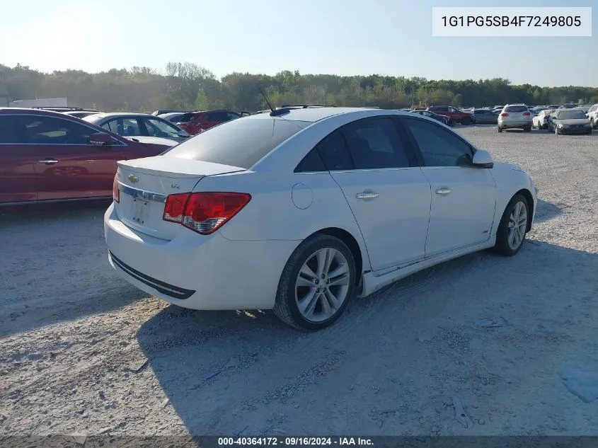 1G1PG5SB4F7249805 2015 Chevrolet Cruze Ltz