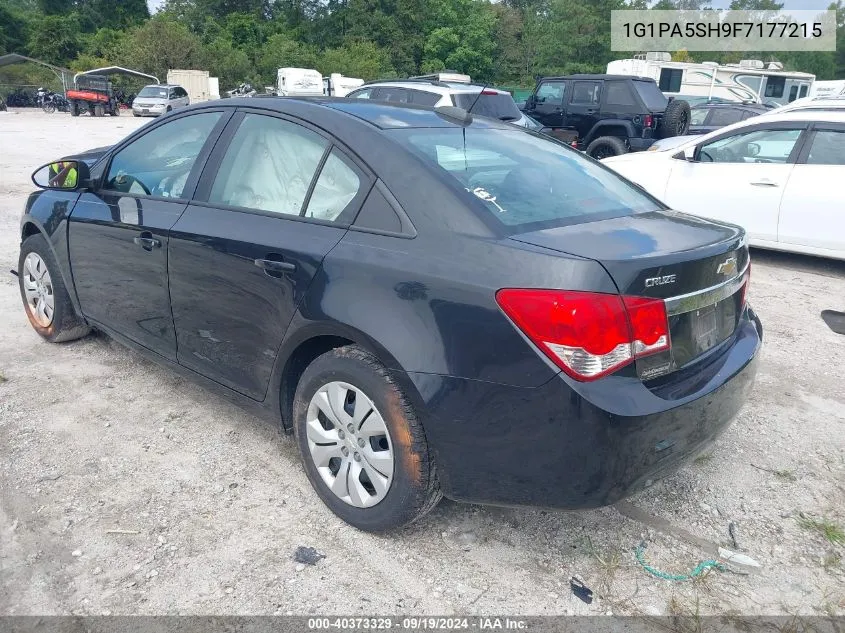 2015 Chevrolet Cruze Ls Auto VIN: 1G1PA5SH9F7177215 Lot: 40373329