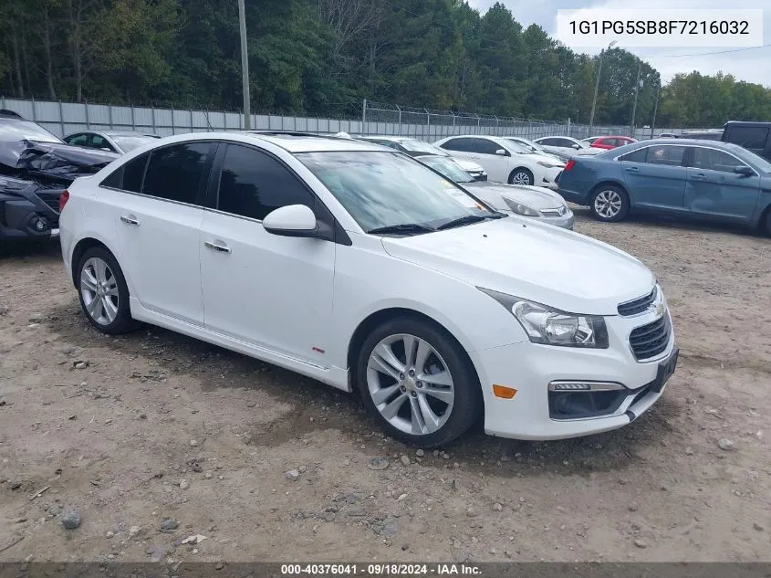 1G1PG5SB8F7216032 2015 Chevrolet Cruze Ltz