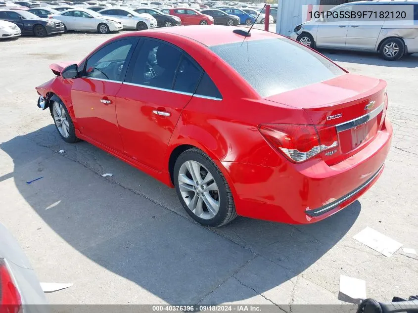 2015 Chevrolet Cruze Ltz VIN: 1G1PG5SB9F7182120 Lot: 40376396