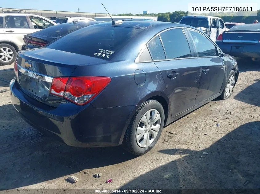 2015 Chevrolet Cruze Ls Auto VIN: 1G1PA5SH7F7186611 Lot: 40385414