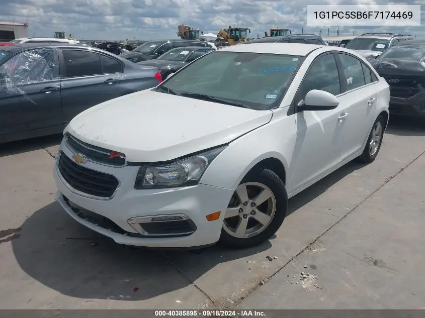 2015 Chevrolet Cruze 1Lt Auto VIN: 1G1PC5SB6F7174469 Lot: 40385895