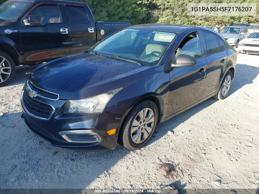 2015 Chevrolet Cruze Ls Auto VIN: 1G1PA5SH5F7176207 Lot: 40386340