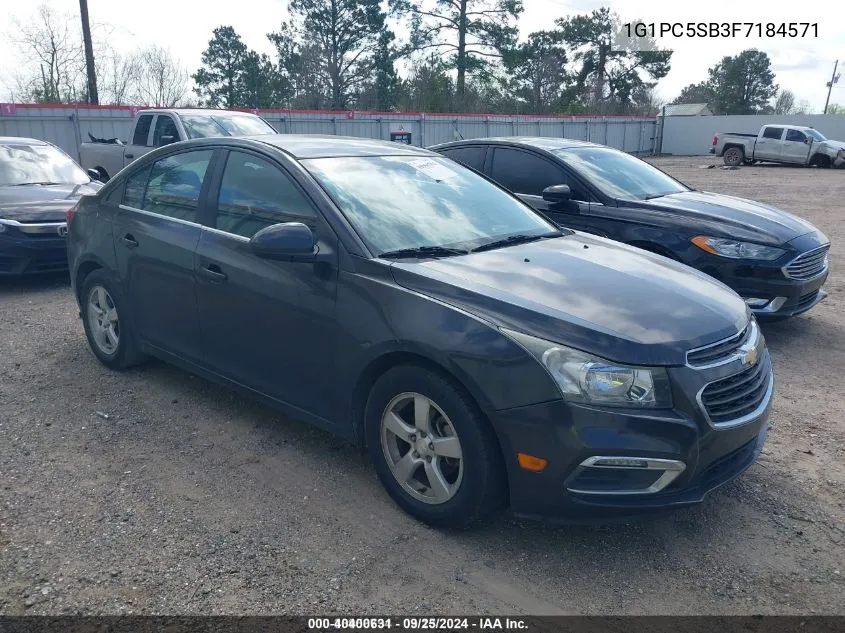 2015 Chevrolet Cruze 1Lt Auto VIN: 1G1PC5SB3F7184571 Lot: 40400631