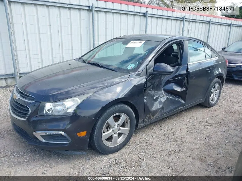 1G1PC5SB3F7184571 2015 Chevrolet Cruze 1Lt Auto