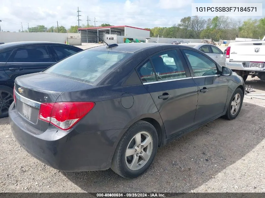 2015 Chevrolet Cruze 1Lt Auto VIN: 1G1PC5SB3F7184571 Lot: 40400631