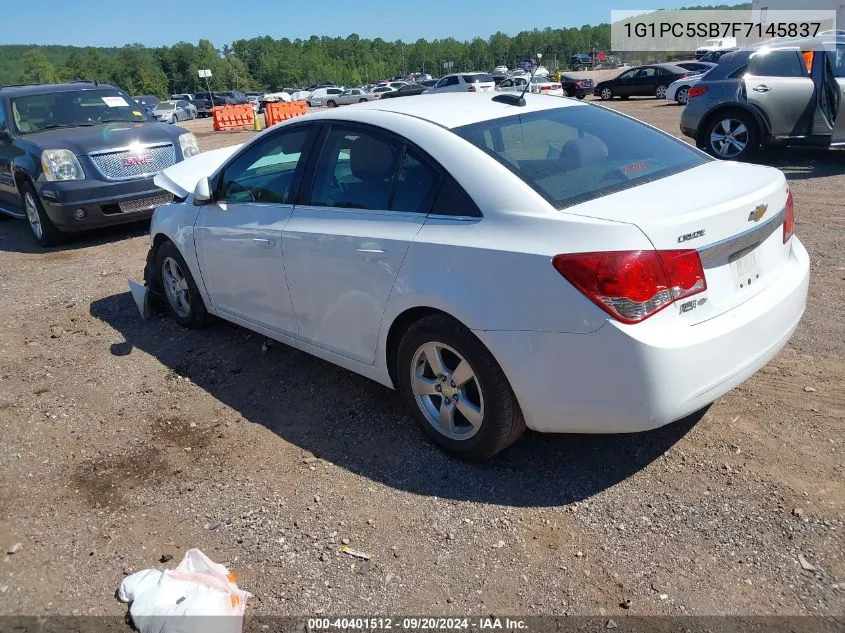 2015 Chevrolet Cruze 1Lt Auto VIN: 1G1PC5SB7F7145837 Lot: 40401512