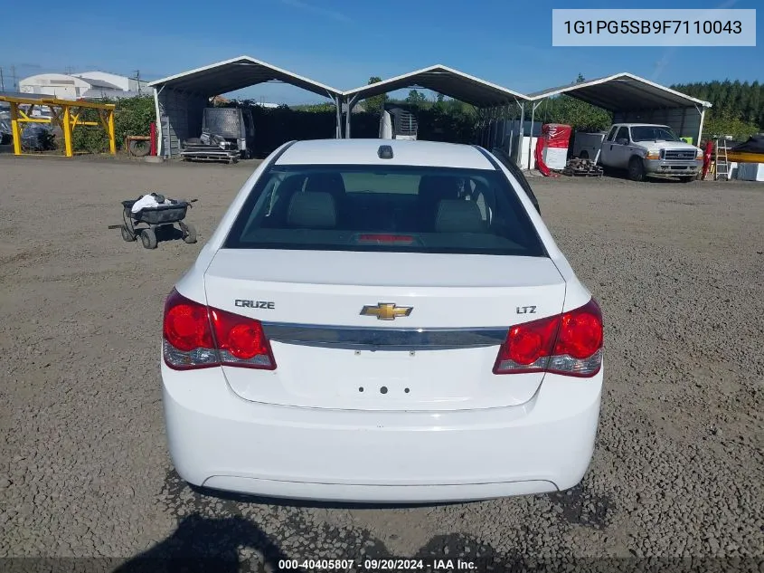 1G1PG5SB9F7110043 2015 Chevrolet Cruze Ltz