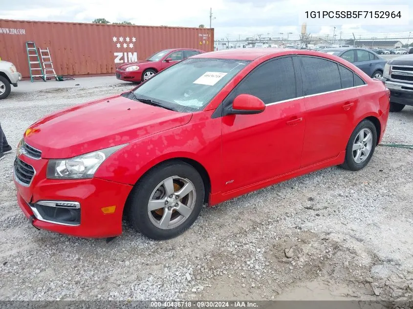 1G1PC5SB5F7152964 2015 Chevrolet Cruze 1Lt Auto