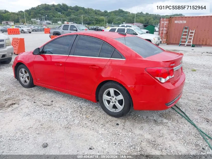 1G1PC5SB5F7152964 2015 Chevrolet Cruze 1Lt Auto