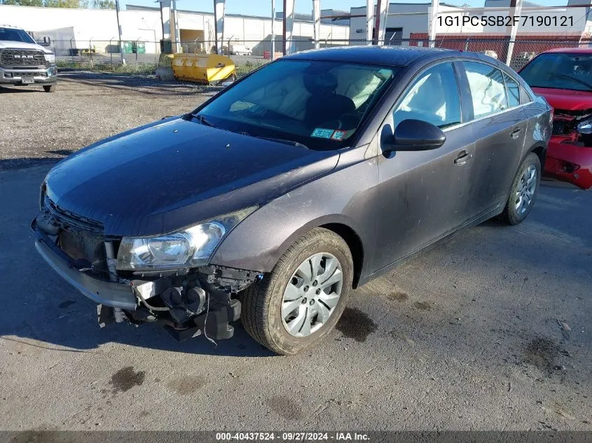 2015 Chevrolet Cruze 1Lt Auto VIN: 1G1PC5SB2F7190121 Lot: 40437524