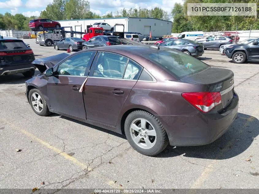 1G1PC5SB0F7126188 2015 Chevrolet Cruze 1Lt Auto