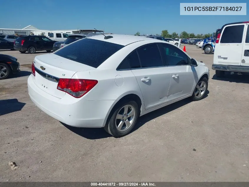 1G1PC5SB2F7184027 2015 Chevrolet Cruze 1Lt Auto