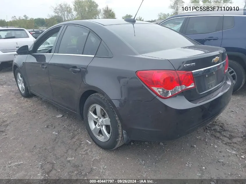 1G1PC5SB3F7110910 2015 Chevrolet Cruze 1Lt Auto