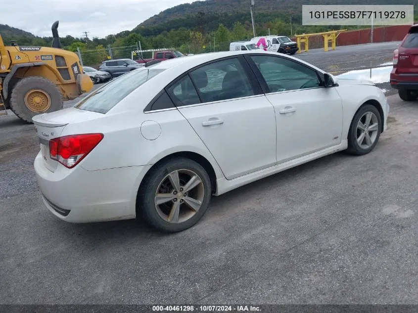 1G1PE5SB7F7119278 2015 Chevrolet Cruze 2Lt Auto