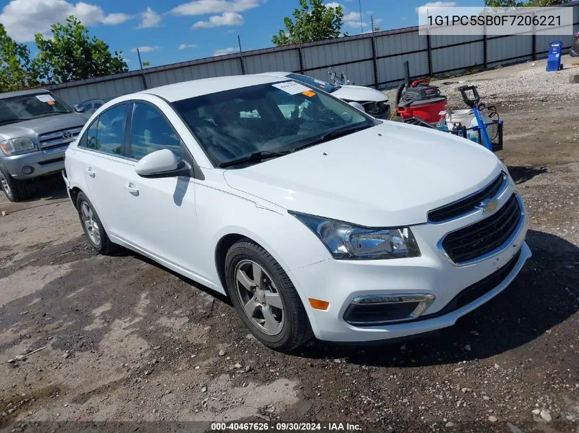 2015 Chevrolet Cruze 1Lt Auto VIN: 1G1PC5SB0F7206221 Lot: 40467626