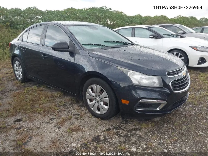 1G1PA5SH0F7226964 2015 Chevrolet Cruze Ls Auto