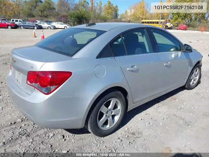 2015 Chevrolet Cruze Lt VIN: 1G1PC5SB2F7162108 Lot: 40484993