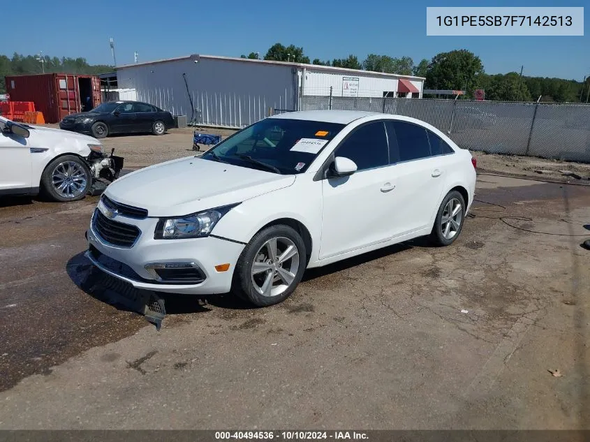 2015 Chevrolet Cruze 2Lt Auto VIN: 1G1PE5SB7F7142513 Lot: 40494536