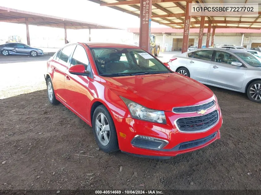 2015 Chevrolet Cruze 1Lt Auto VIN: 1G1PC5SB0F7227702 Lot: 40514669