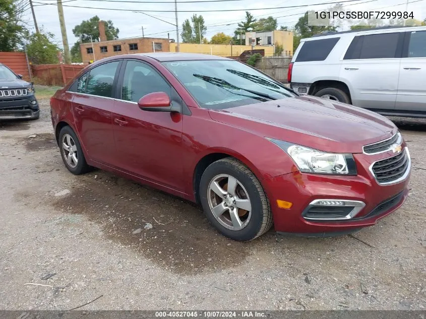 2015 Chevrolet Cruze Lt VIN: 1G1PC5SB0F7299984 Lot: 40527045