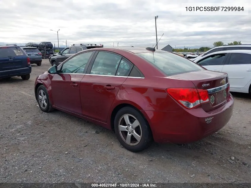 2015 Chevrolet Cruze Lt VIN: 1G1PC5SB0F7299984 Lot: 40527045