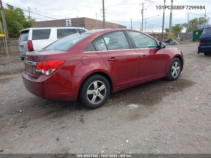 2015 Chevrolet Cruze Lt VIN: 1G1PC5SB0F7299984 Lot: 40527045