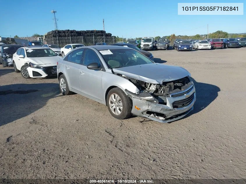 1G1P15SG5F7182841 2015 Chevrolet Cruze L Manual