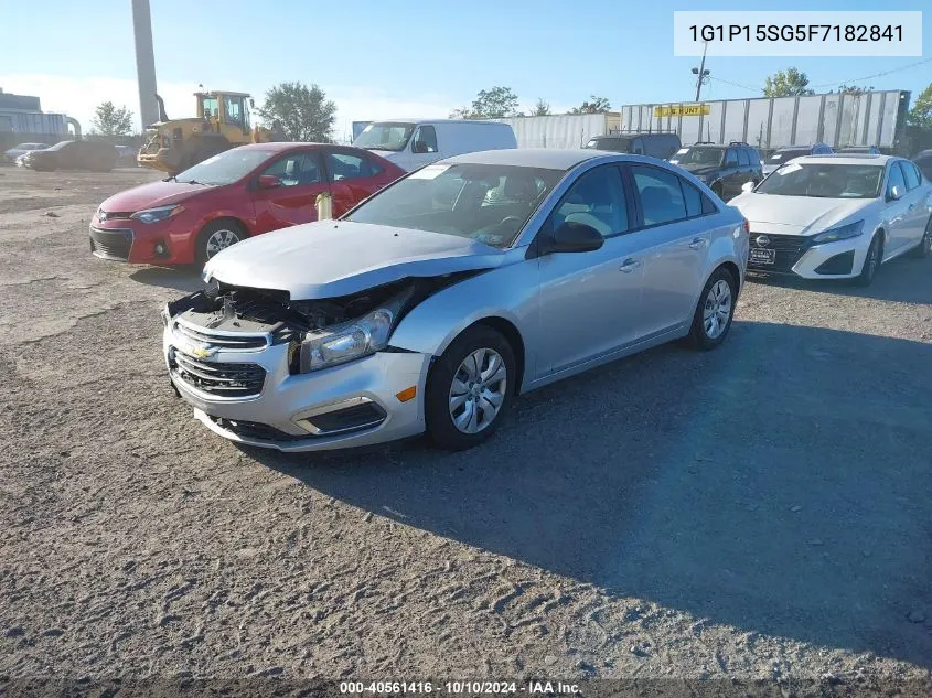 1G1P15SG5F7182841 2015 Chevrolet Cruze L Manual