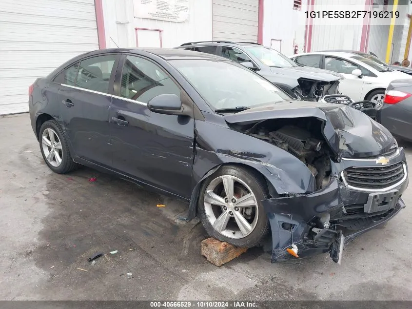 1G1PE5SB2F7196219 2015 Chevrolet Cruze 2Lt Auto