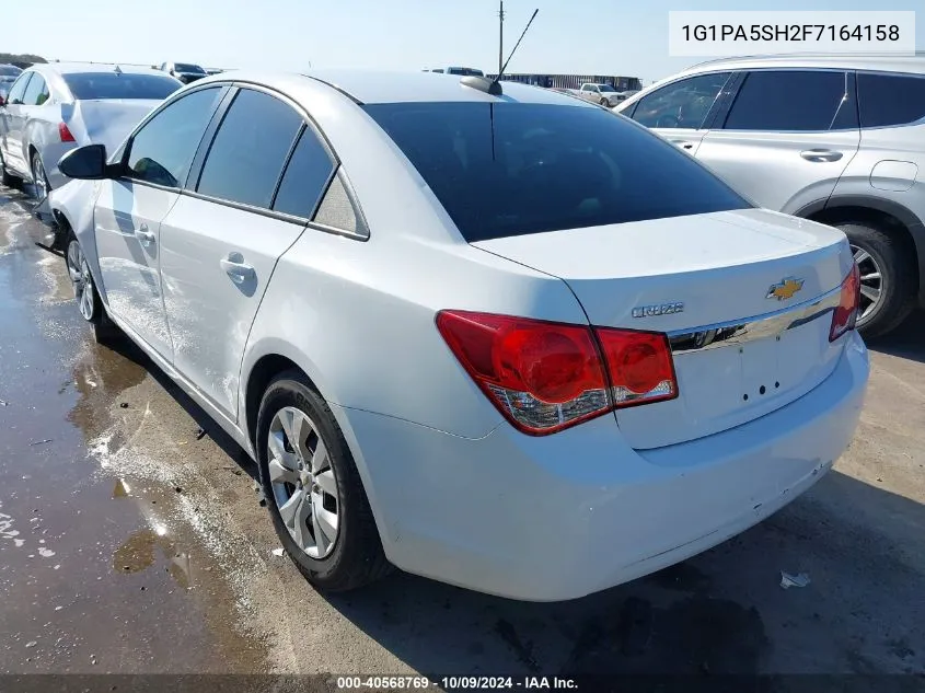 2015 Chevrolet Cruze Ls Auto VIN: 1G1PA5SH2F7164158 Lot: 40568769