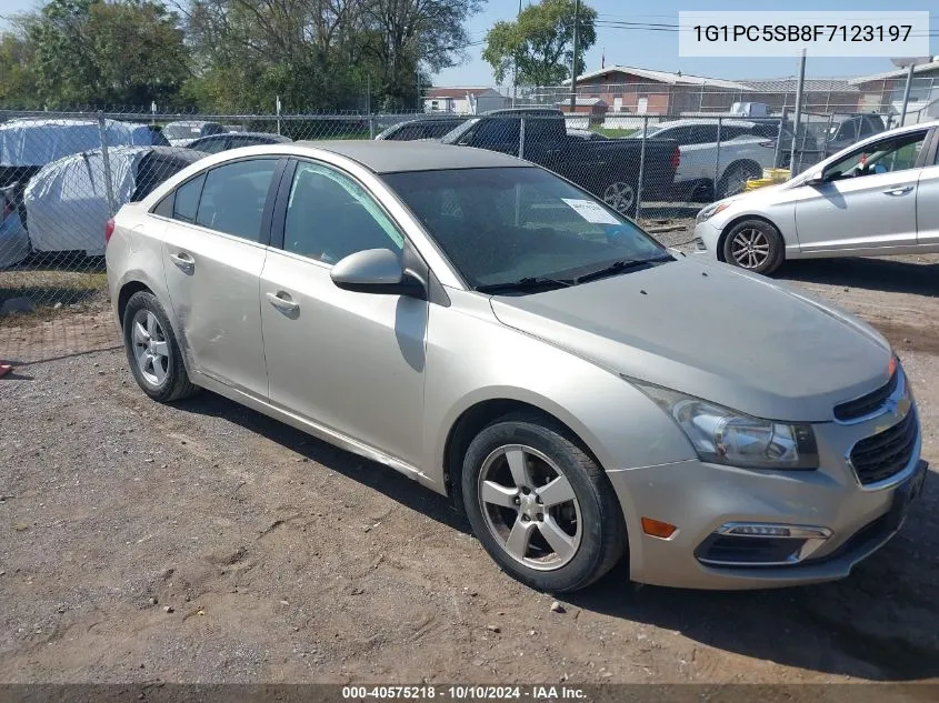 1G1PC5SB8F7123197 2015 Chevrolet Cruze 1Lt Auto