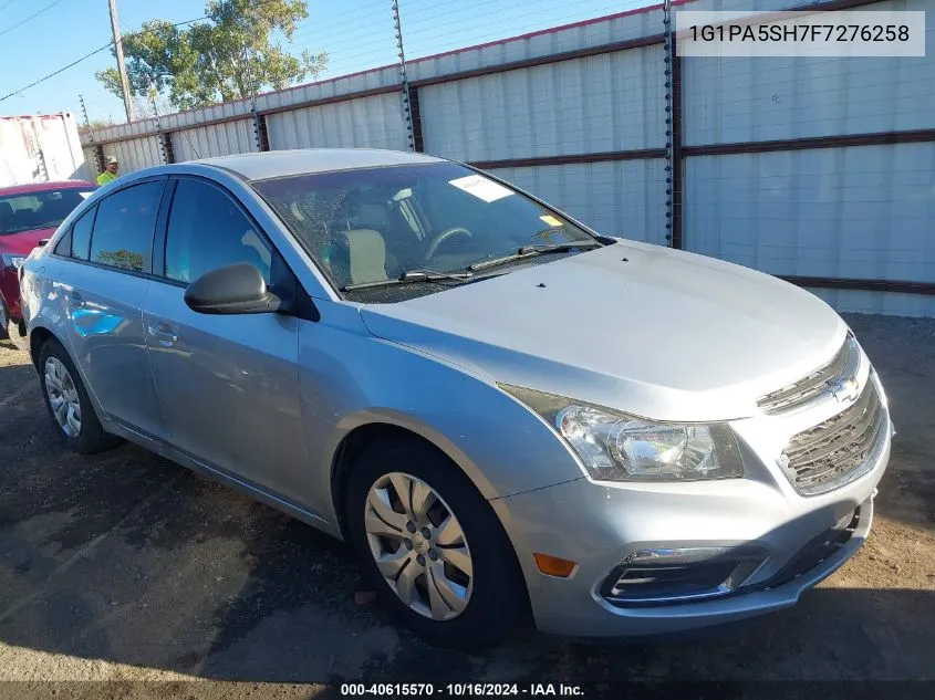 2015 Chevrolet Cruze Ls Auto VIN: 1G1PA5SH7F7276258 Lot: 40615570